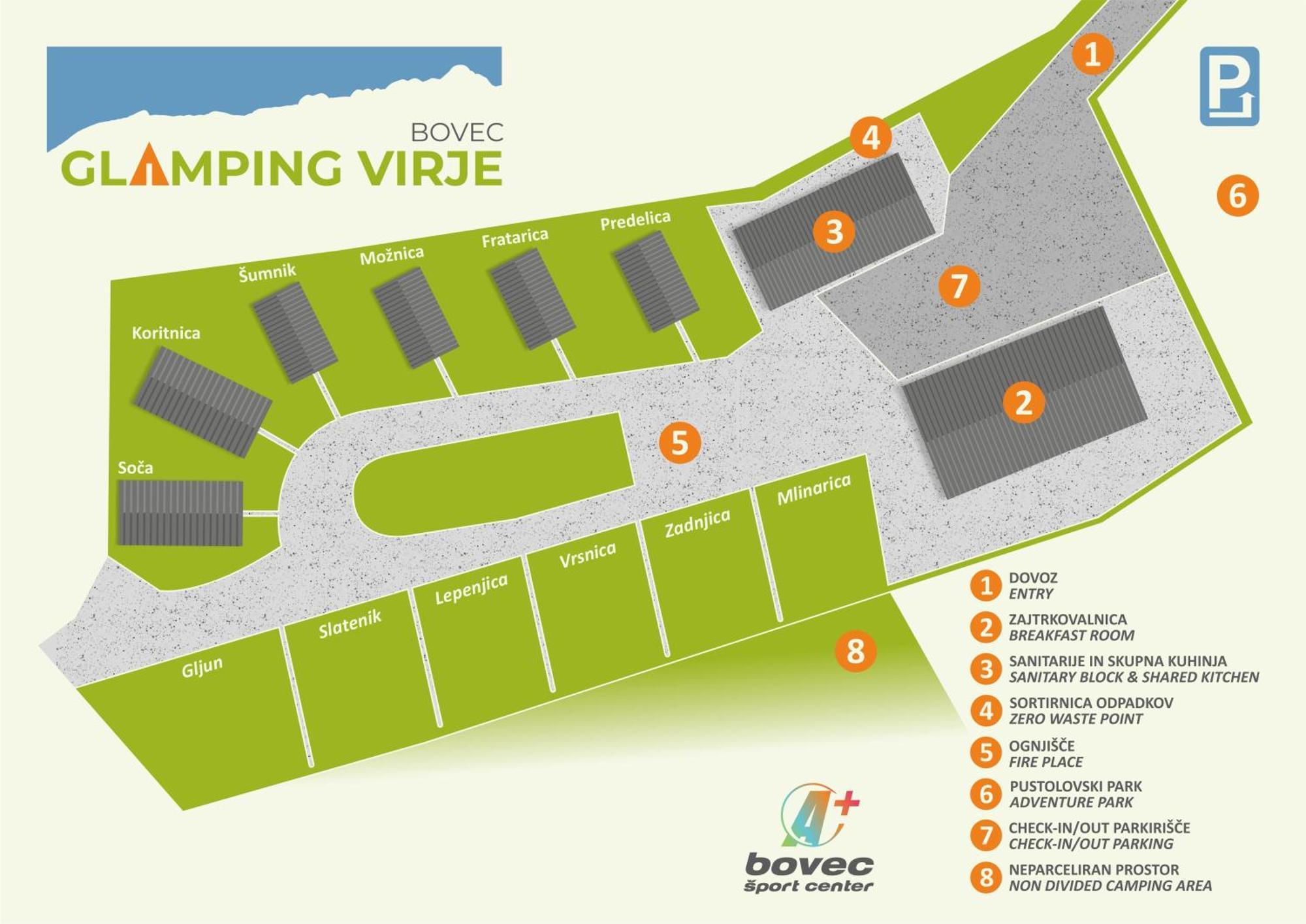 מלון בובק Glamping Virje מראה חיצוני תמונה